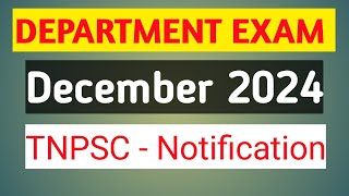 Tnpsc department exam December2024 [upl. by Sedicla]