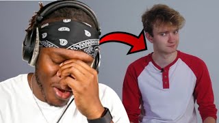 KSI Reacts To TommyInnit 💀 [upl. by Nairahcaz]