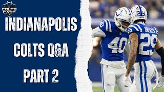 Indianapolis Colts QampA Part 2 Perspectives from The Colts Cast [upl. by Cassie]