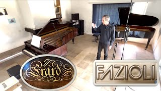 Pure sound comparison Fazioli vs Erard grand piano [upl. by Notla]