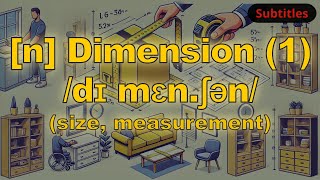 n Dimension meaning size measurement with 5 examples [upl. by Vivien]