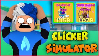 🔥 TIKLAMA SİMULASYONU EN İYİ PETLER ORTALIĞI PATLATIYOR 🔥 ROBLOX CLICKER SIMULATOR  HAN KANAL EKİP [upl. by Bevvy]