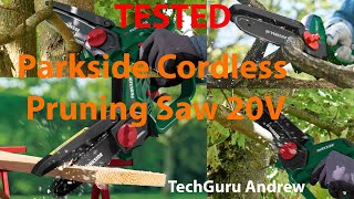 Parkside Cordless Pruning Saw 20V PGHSA 20Li B1 [upl. by Hendrix]