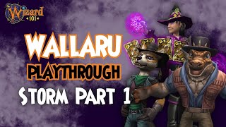 Wallaru Storm Walkthrough Part 1  Full Gameplay Wizard101 [upl. by Edouard]