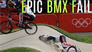 CRAZY BMX KIDS GOING HUGE  EPIC FAIL  RACING AND JUMPING AT APPLE VALLEY BMX TRACK [upl. by Ylrehs]