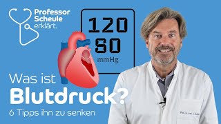 Was ist Blutdruck Meine 6 Tipps Bluthochdruck zu senken – Professor Scheule erklärt einfach [upl. by Trisha]