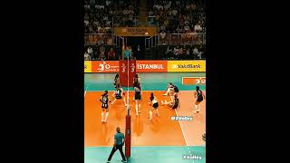 Clever Surprise Attack by Bojana Drča🤯 volleyball [upl. by Sachi538]