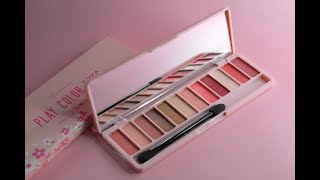 LaMeila 12Color Eyeshadow Palette Mura at Magandang Makeup [upl. by Ylrebma]