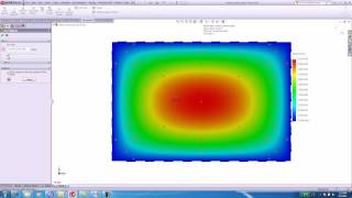 NAFEMS Temperature Distribution on a Plate with SolidWorks [upl. by Analise885]