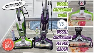 BISSELL Crosswave 1785A vs BISSELL Crosswave Pet Pro 2306A Wet Dry Vacuum Cleaner COMPARISON [upl. by Azeret]