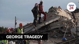 WATCH  George building collapse 47 still trapped as rescue efforts pass the 24hour mark [upl. by Natie]