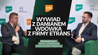 SUPER URZĄDZENIE DO RELOKACJI MASZYN Wywiad z Damianem Wdówką z firmy Etrans Wózki Widłowe [upl. by Anitnatsnoc]