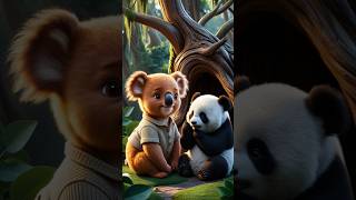 found a crying baby panda cat funny cute koala ai panda cute [upl. by Ellersick227]