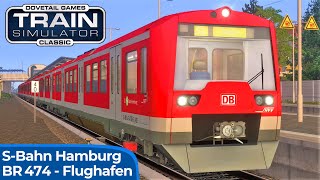 S1 Hamburg Flughafen  Hasselbrook  TRAIN SIMULATOR CLASSIC  Hamburger SBahn – BR 474  Flügelzug [upl. by Franzoni666]