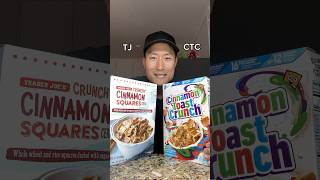 Cinnamon Toast Crunch vs Trader Joe’s 🥣 [upl. by Teeter]