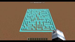 Minecraft maze generator with Python [upl. by Fantasia]