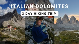 Italian Dolomites 3 Day Hiking Trip Hut to Hut [upl. by Asenab]