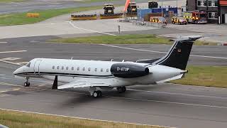 Embraer legacy 650 of Vista Jet departing London Luton [upl. by Richman]