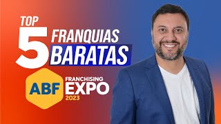 AS MELHORES TOP FRANQUIAS BARATAS na Maior Feira de Franquias do Mundo ABF Expo [upl. by Iral217]