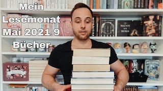 Mein Lesemonat Mai 2021 9 Bücher 😱  Readandfit Booktube [upl. by Kiley]