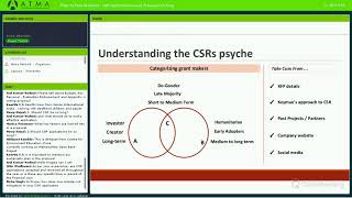 CSR Applications and Proposal Writing [upl. by Doig]