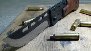 Making a WWII military switchblade How to make a folding knife TimeReseT [upl. by Atwater]