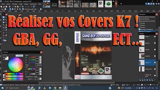 TUTO  Réaliser facilement une Cover pour Boitier K7 pour vos jeux en loose Game Boy Game Gear ect [upl. by Amabil]