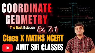 CLASS 10TH MATHS CHAPTER 7  EXERCISE 71  COORDINATE GEOMETRY  CBSE  NCERT [upl. by Donatelli]