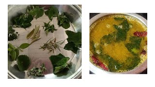 மூலிகை தழை ரசம் இப்படி வச்சு பாருங்கmooligai rasamPepper water recipe [upl. by Maitland]