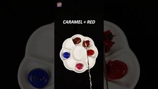 CARAMEL  RED  CARDINAL  BLUE   asmr mixcolor DASMixColorMaster [upl. by Chavey]