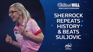 FALLON SHERROCK DEFEATS SULJOVIC  201920 World Championship [upl. by Karub]