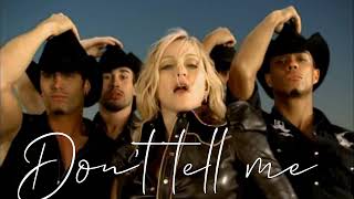 Madonna  Dont Tell Me Extended Mollem Studios Version [upl. by Kenimod]