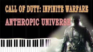 Call Of Duty Infinite Warfare  Anthropic Universe Piano cover  PVisualiano [upl. by Brunhilde]