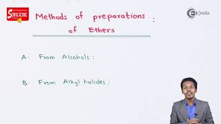 Methods of Preparation of Ethers  Alcohols Phenols and Ethers  Chemistry Class 12 [upl. by Balough]