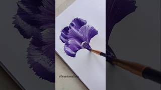 Wow Art 😱 One stroke painting 😍💕shorts painting creative art bmartcreations youtubeshorts diy [upl. by Camella362]