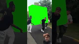 Mr beast  Logan Paul and KSI running with the LUNCHLY box meme Green Screen [upl. by Adalbert189]