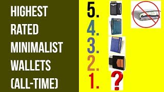 Top 5 Best Minimalist Wallets of AllTime  Highest Rated and BestSelling 2018 [upl. by Tarrah]