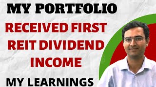 My first REIT dividend income  REIT investing explained  Brookefield reit dividend [upl. by Ecirtram]