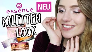 NEUE DROGERIE LIDSCHATTENPALETTEN  ESSENCE PARIS PALETTENLOOK Februar 2019  Lubella [upl. by Ina719]