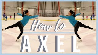 HOW TO DO THE AXEL JUMP  Coach Michelle Hong [upl. by Georgetta]