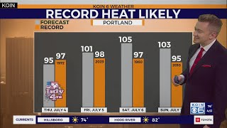 Heat dome builds over Portland [upl. by Nitsyrk33]