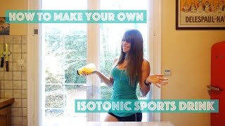 How to make a Sports Drink  DiY  Homemade Sports Drink [upl. by Weikert]