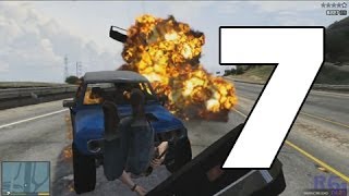 GTA V  Atropellos a cámara lenta  EPIC FAILS 7 [upl. by Hakceber]