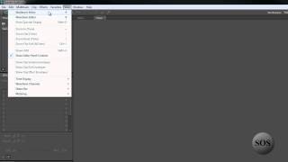 Audition CS55 Tutorial  Menu Bar  1 [upl. by Carlota]