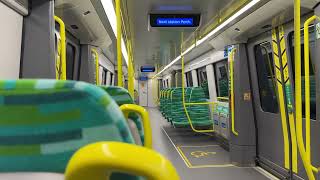 Transperth Cseries EMU Set 130 Alstom Xtrapolis  Joondalup Line Part 2 [upl. by Clementius]