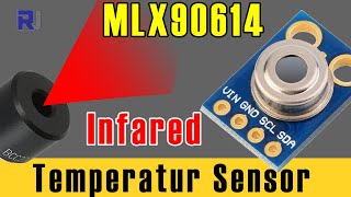 Using Melexis MLX90614 NonContact Infrared Thermometer with Arduino [upl. by Noitna]