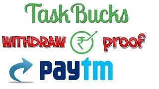 How to Transfer Money From Taskbucks to Paytm Wallet  Free Recharge [upl. by Innavoj]