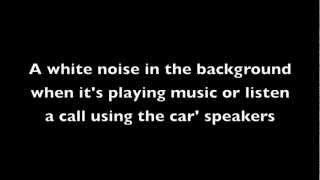 iPhone 4s high pitch noise using aux input in the car radio [upl. by Anitel347]