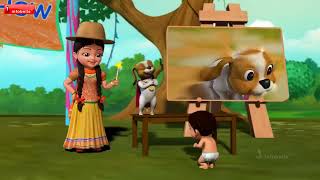 Chinna pillala bommalu children cartoons Kushi TV Chinna pillala [upl. by Prissy959]