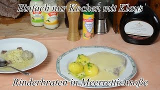 Rindfleisch in Meerrettichsoße [upl. by Aetnuahs]